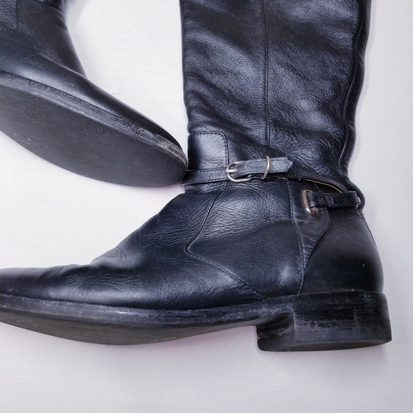 Balenciaga | Leather Knee High Riding Boots size 39 , Black - Picture 10 of 13